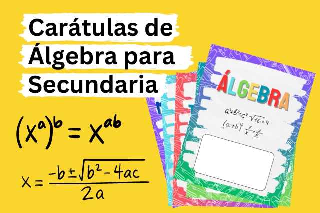Descargar Caratula Algebra Secundaria [2023]